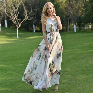 burgundy flowy prom dress Designer Long Strappy Dress | Dark Blue Maxi Dress main image 0