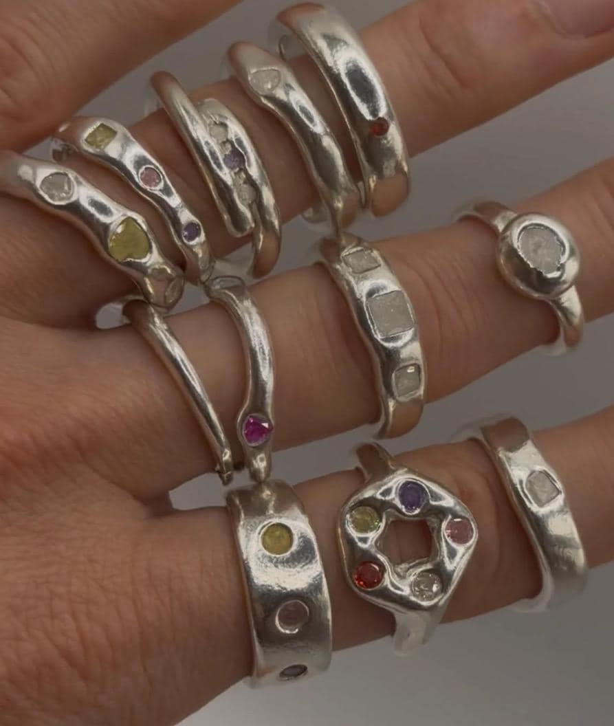 Silver Rings Kit DIY Silver Ring Kit for Beginners – Make Solid Silver Jewelry at Home ...