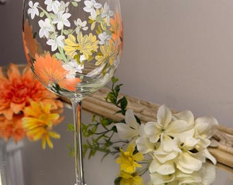 Hand Painted Honey Kissed Autumn Meadow