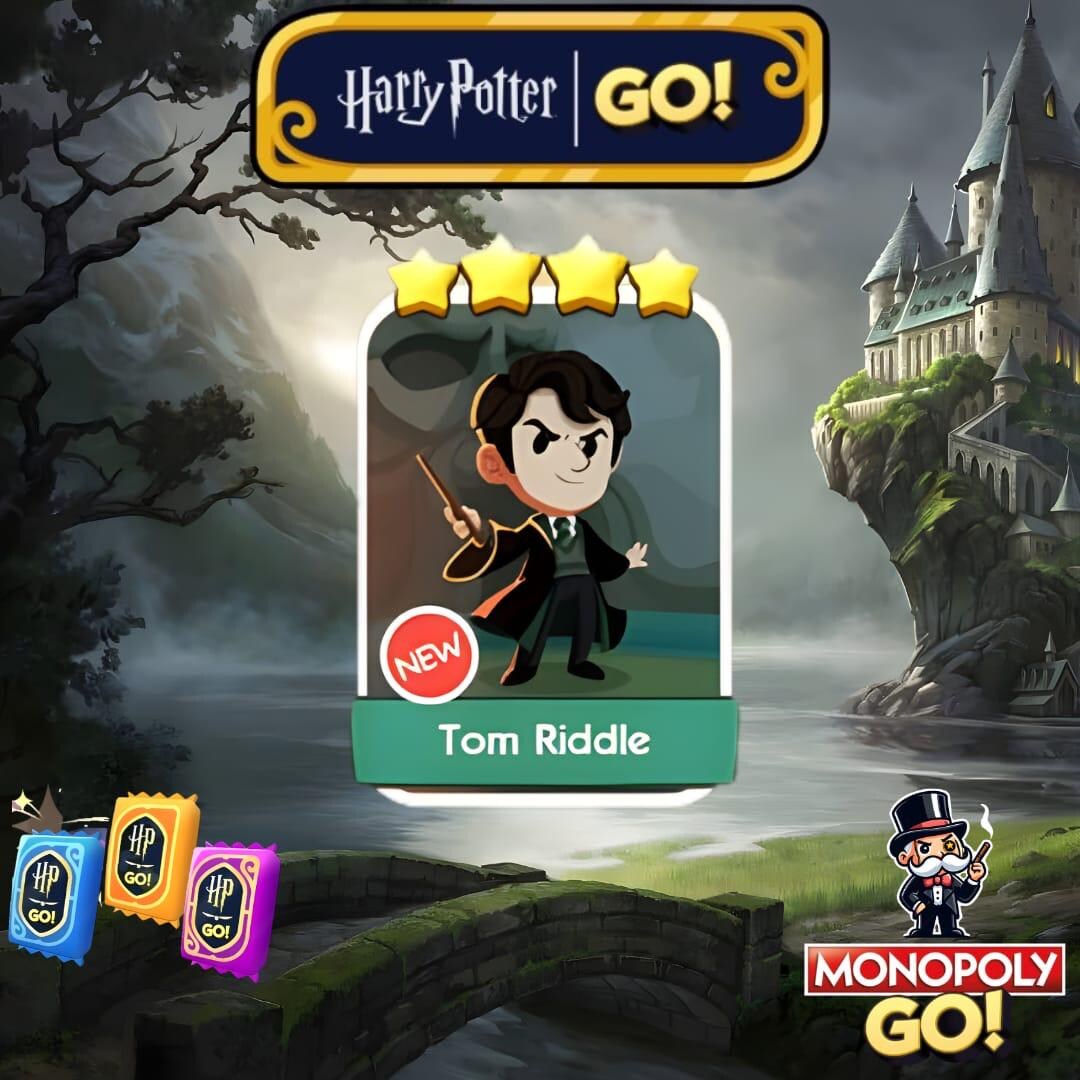 Tom Riddle - Monopoly Go Stickers - Etsy