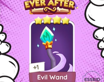 Evil Wand - Set 13 - Monopoly Go-stickers