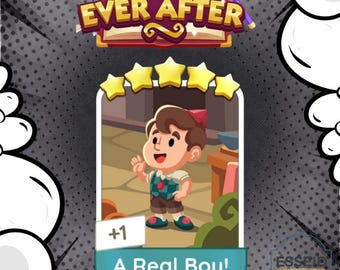 A Real Boy - Set 18 - Monopoly Go-stickers