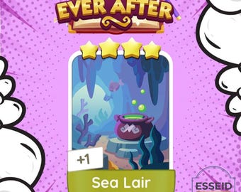 Sea Lair - set 15 - Monopoly Go-stickers