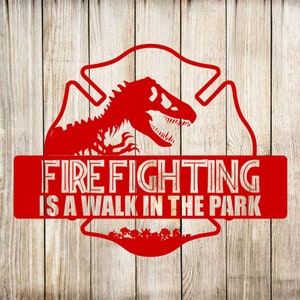 Feuerwehrbekämpfung ist ein Spaziergang im Park svg png essentiell