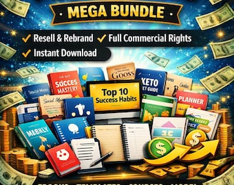 60+ miljoner PLR Mega Bundle | Återförsäljning och kommersiell användning (direkt nedladdning)