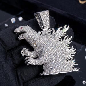 Godzilla Necklace - Etsy