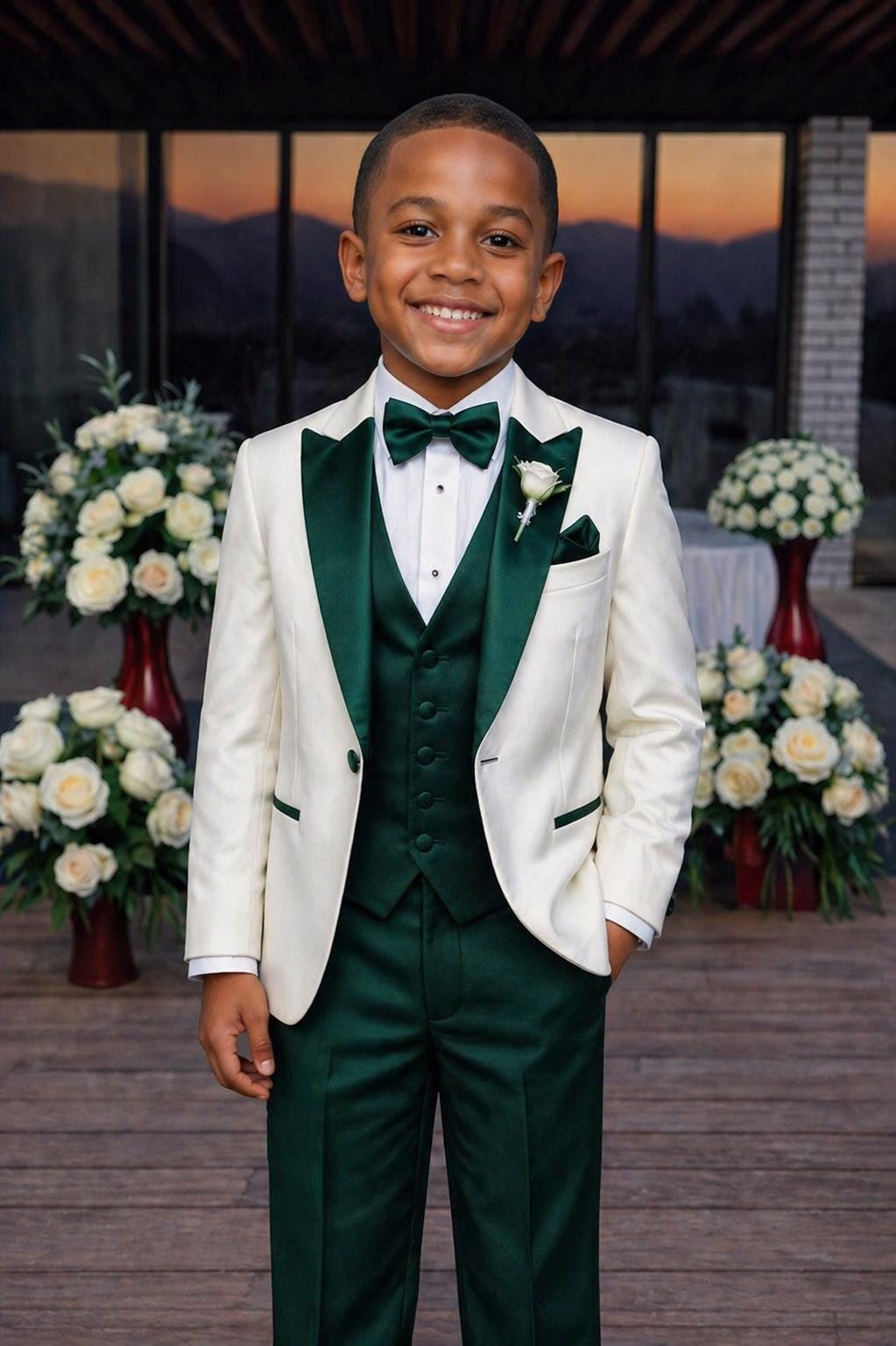 friends engagement dress Emerald Green Velvet Dinner Party Blazer for Men 54 main image 0