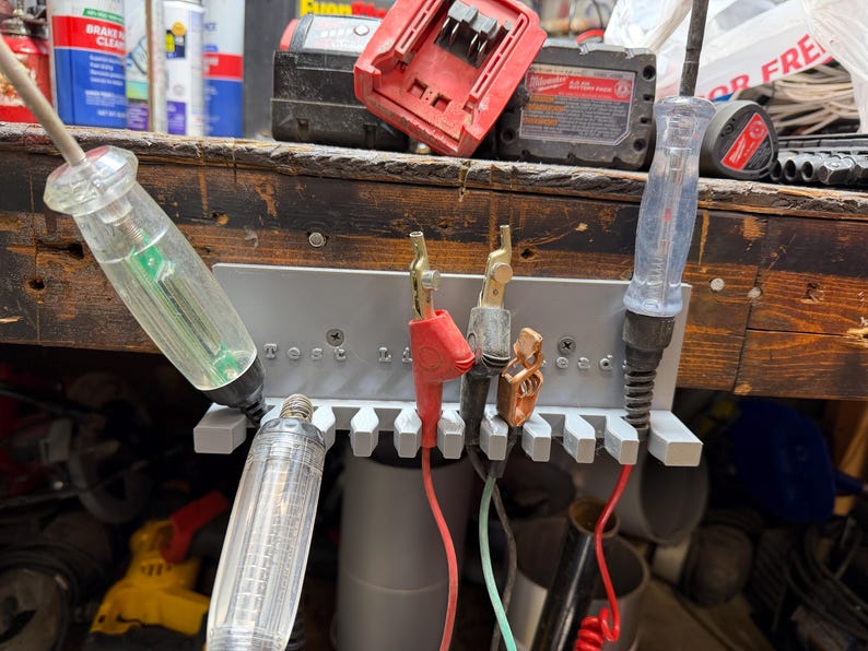 Test Light Holder - Automotive Tool Organizer