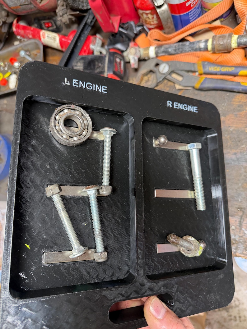 3D Printed Magnetic Engine Bay Parts Tray