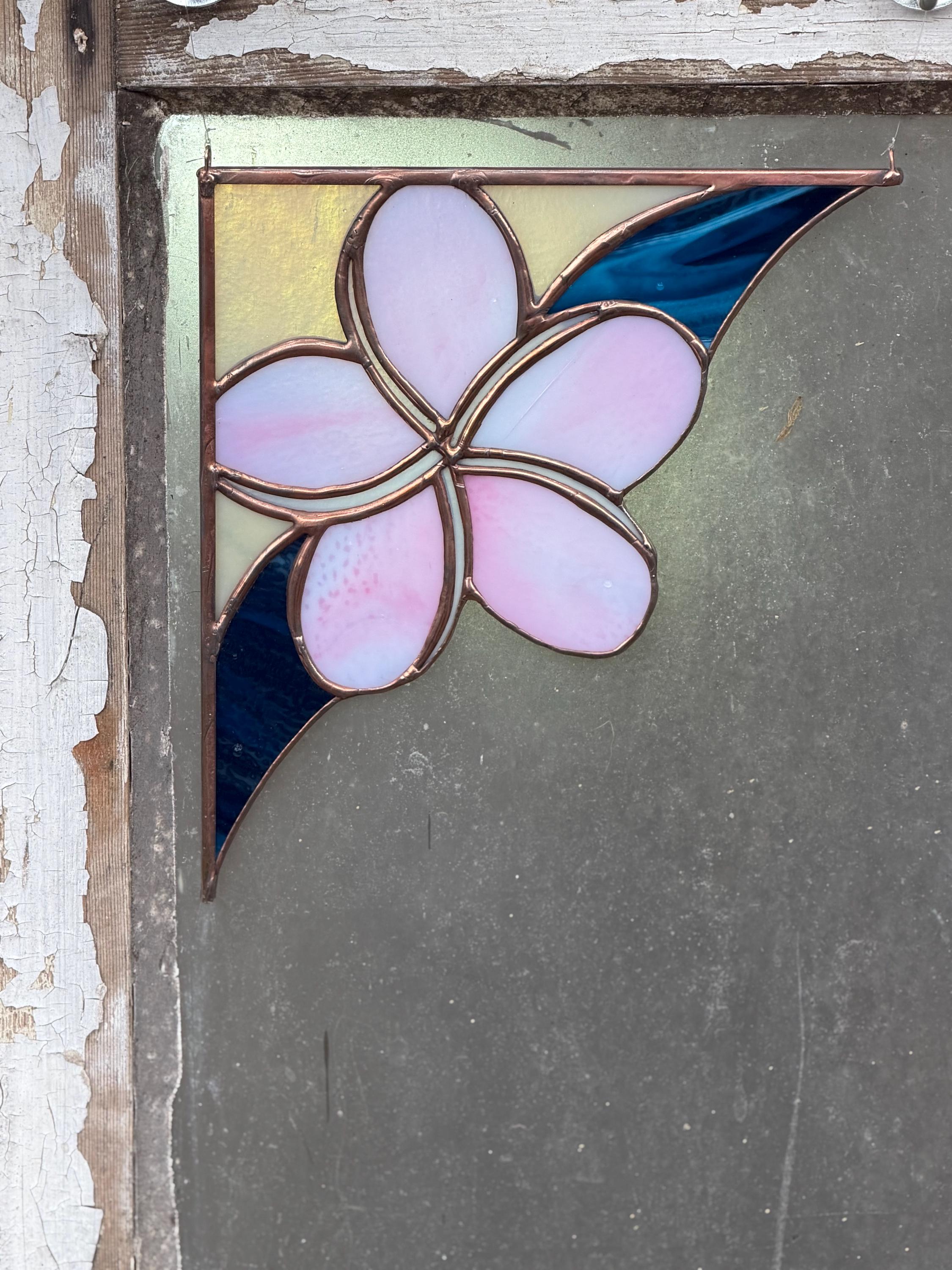 Plumeria Stained Glass - Etsy