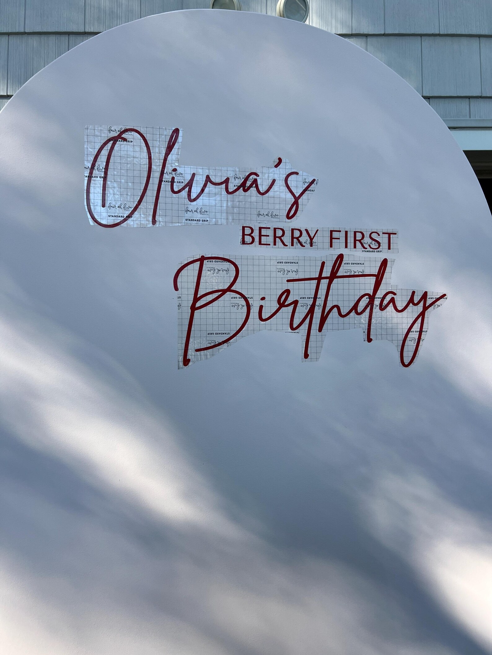 Berry First Custom Backdrop Vinyl - Etsy