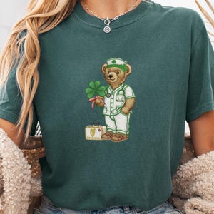 Lucky Nurse Shirt, Nurse Bear Tee, Scrub Life Bear Tshirt