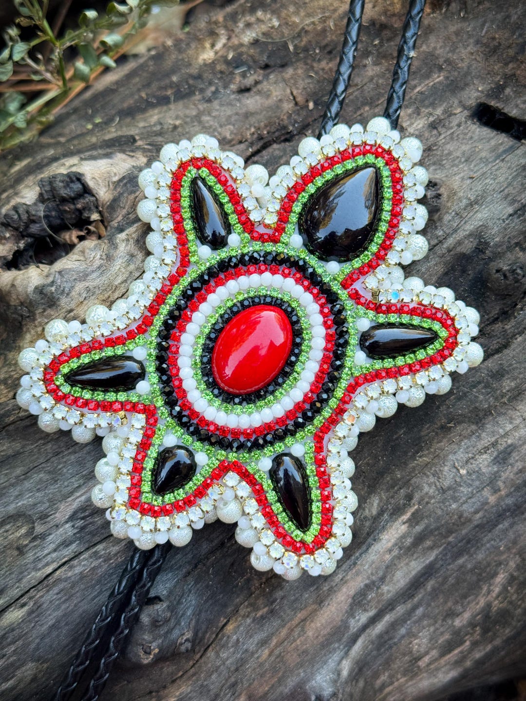 Beaded Turtle Bolo - Etsy