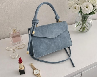 Women’s Mini PU Handbag, Summer Crossbody Bag, Small Square Flap Purse, Fashion Designer Luxury Shoulder Bag, High-End Versatile Bag