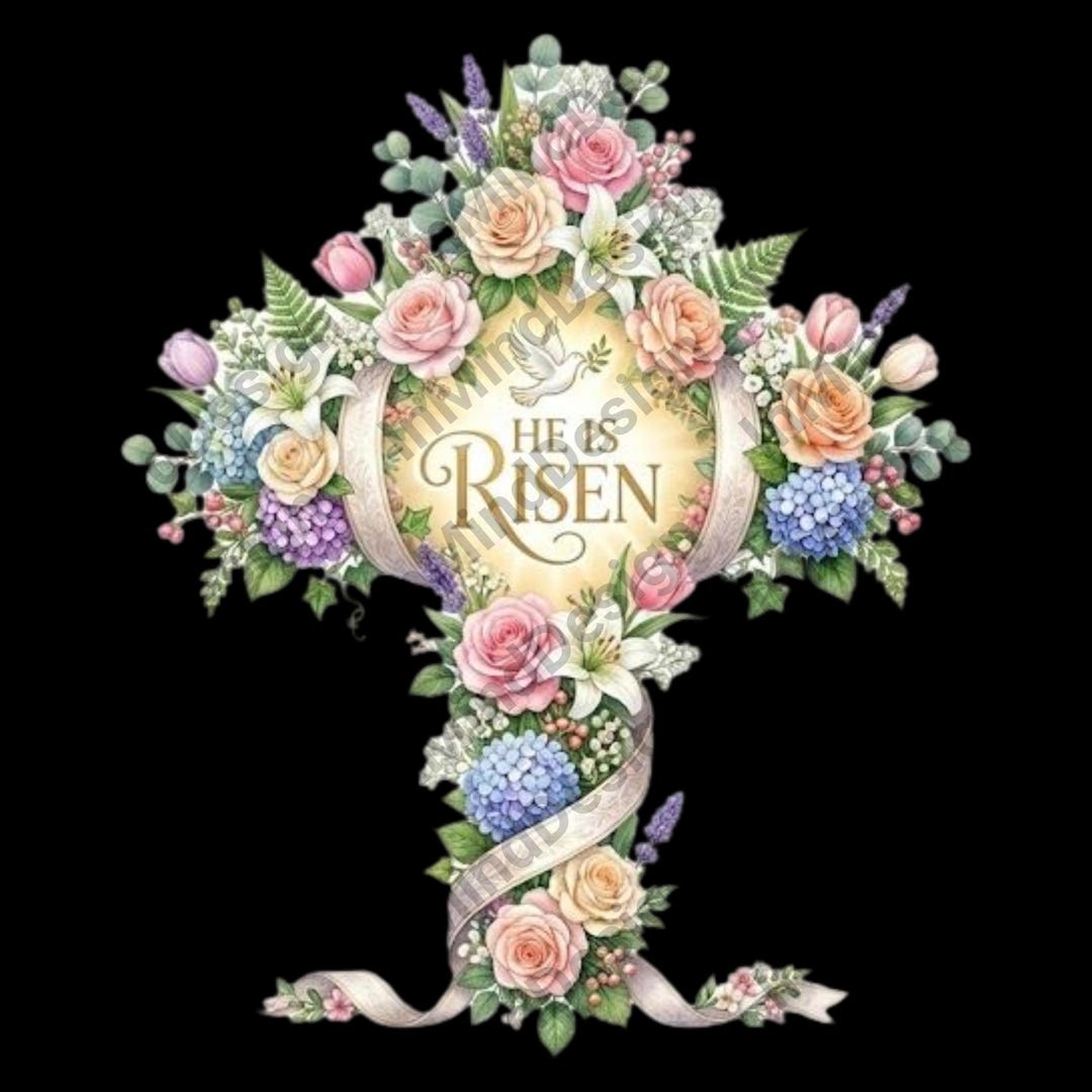 Easter Religious Spring Cross - Etsy UK