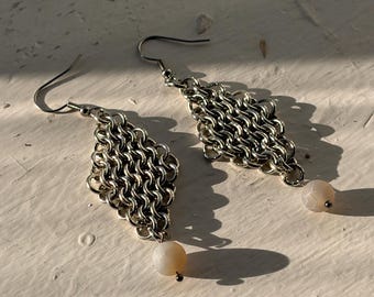 Chainmail earrings