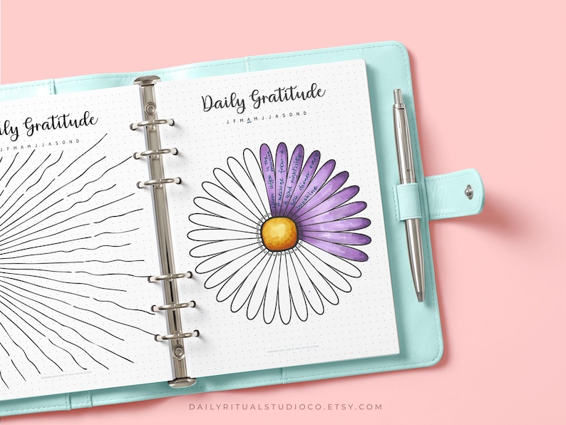 Daily Gratitude Journal Printable — Monthly Gratitude Log, Three Designs, One Line per Day - Etsy UK