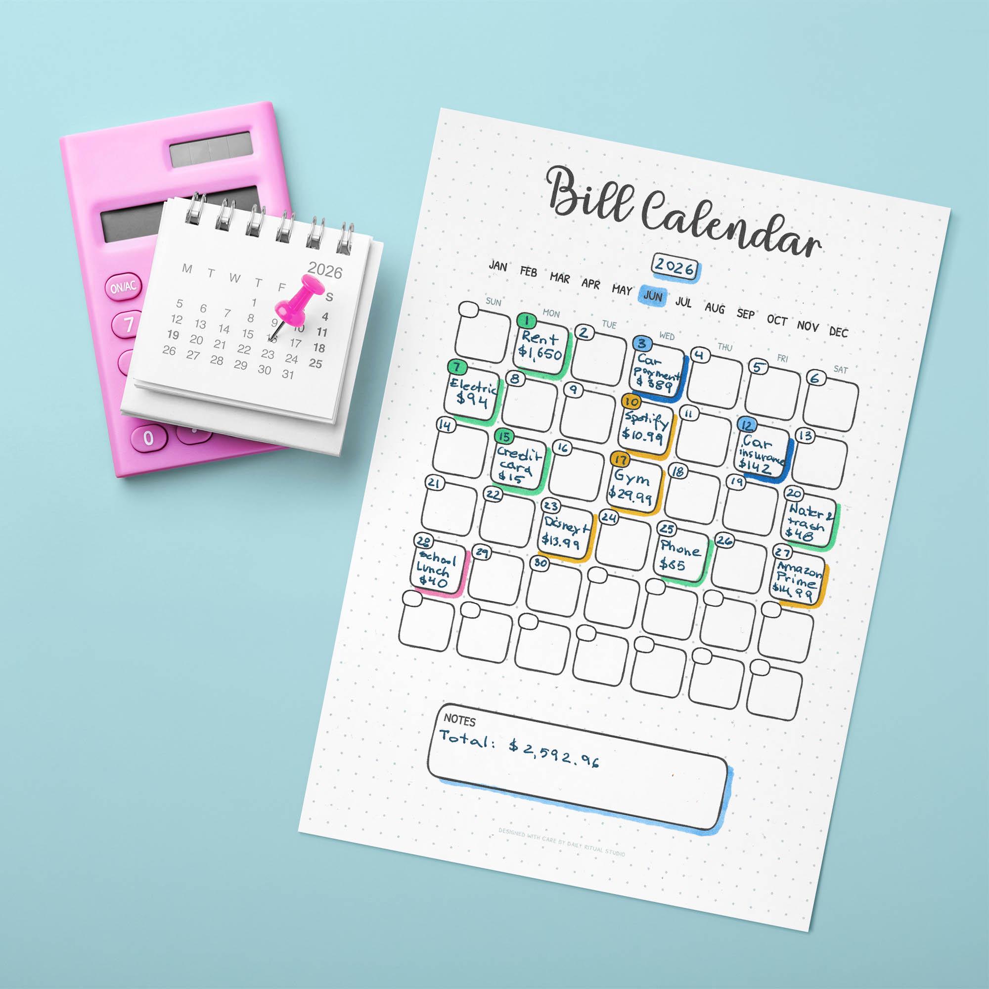 Journal bill pages - Etsy 日本