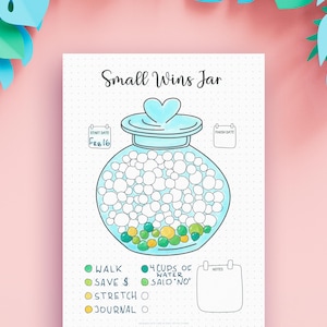 Small Wins Jar Printable – Tiny Wins Tracker