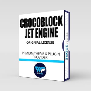 Licence originale Crocoblock | Boîte à outils Elementor | Durée de vie