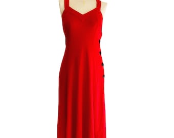 francesca's red bow dress Cora Bow Back Satin Mini Dress