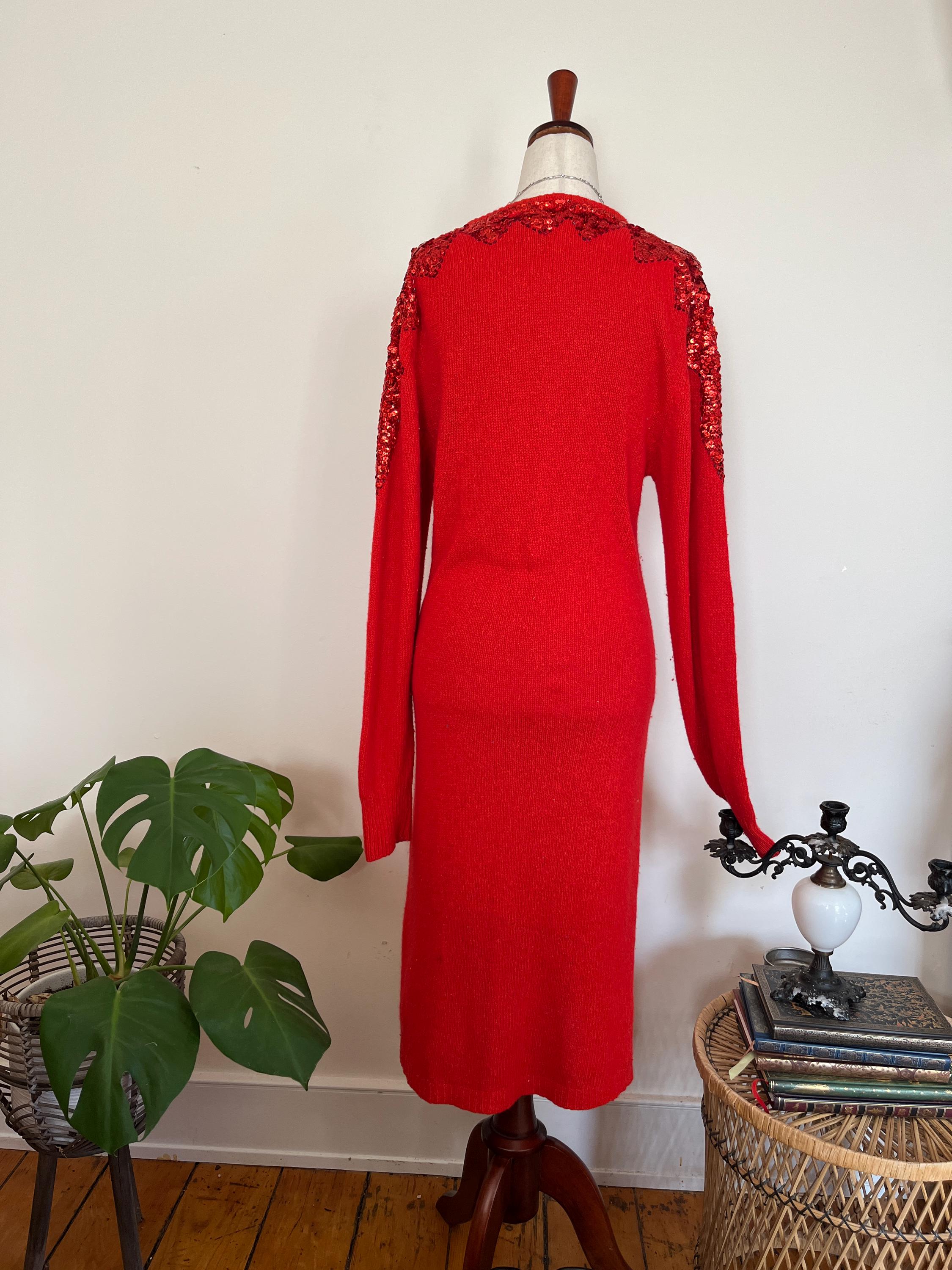 sweater sequin dress Ruth Sequin Sweater Dress - Black Metallic The Islands