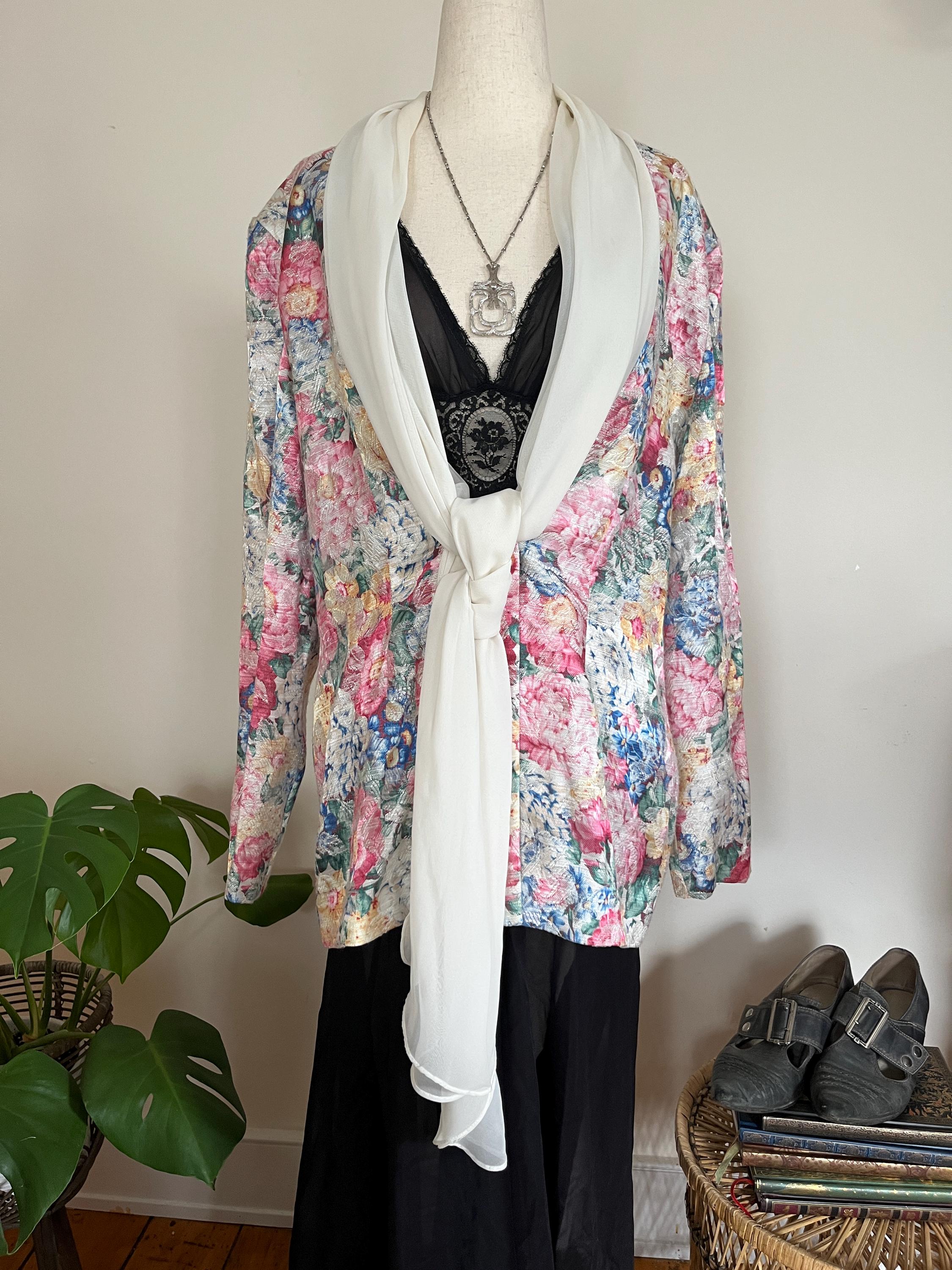 80s Jacquard Jacket - Etsy 80s Jacquard Jacket - Etsy