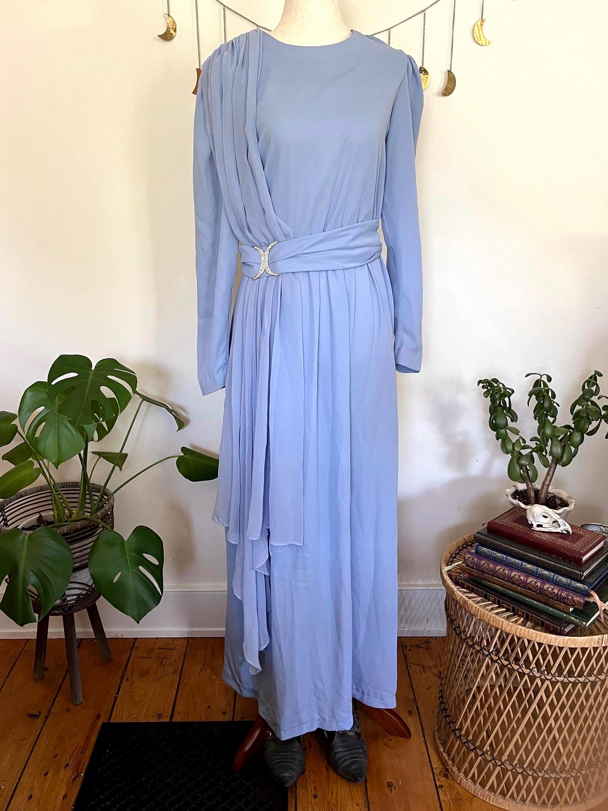 Periwinkle Blue Mother of Bride Dress
