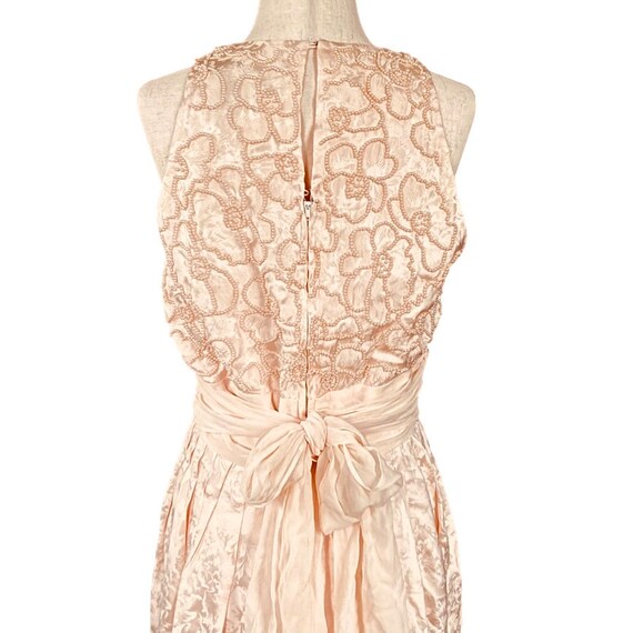 Pink Marie St. Claire Beaded Silk Vintage Evening… - image 3
