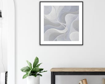 Abstract Wall Art - SNOW