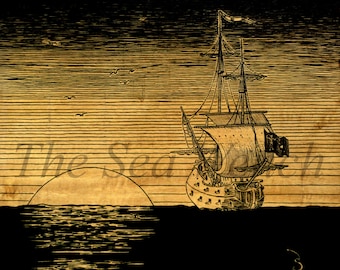 The Queen Anne's Revenge Art Print 12 X 12