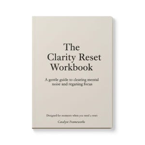 Cuaderno de ejercicios para restablecer la claridad / Diario de bienestar mental