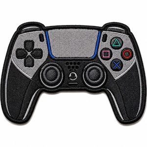 Gaming Controller Embroidered Patch | Gamer Iron-On Patch | Video Game Controller Patch | Gamer Gift | Jacket & Backpack Patch
