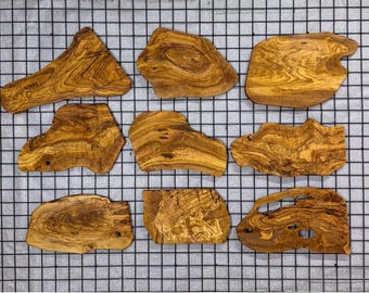 Olive Wood Charcuterie Board | Rustic Handcrafted Cheese Platter | Wooden Serving Tray | Multiple Options Available