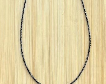 Double Color Seed Bead Choker, Black Green beads, Light Weight, Minimalist, Gift for Girls, Teens, women, Friends, Holiday gift,Miyuki Beads