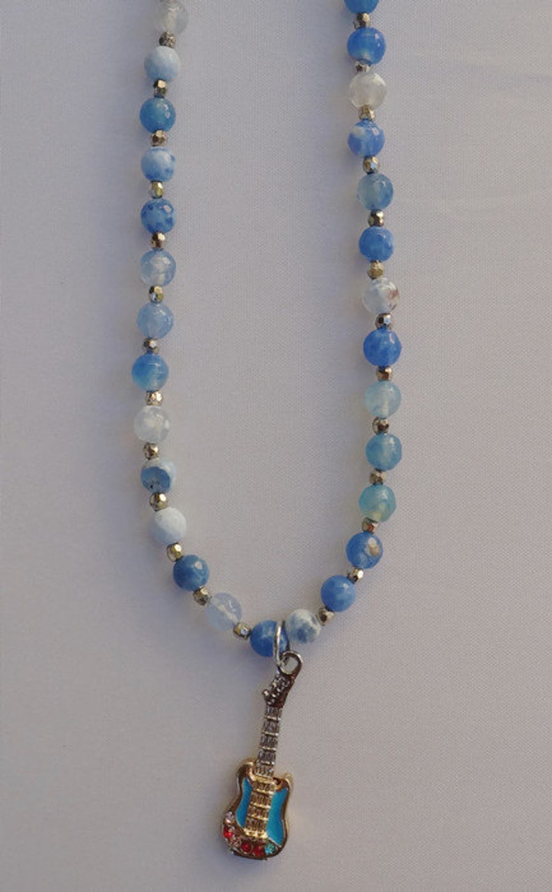 Buy Guitar Pendant Necklace Musical Necklace Musical Instrument Online in India Etsy