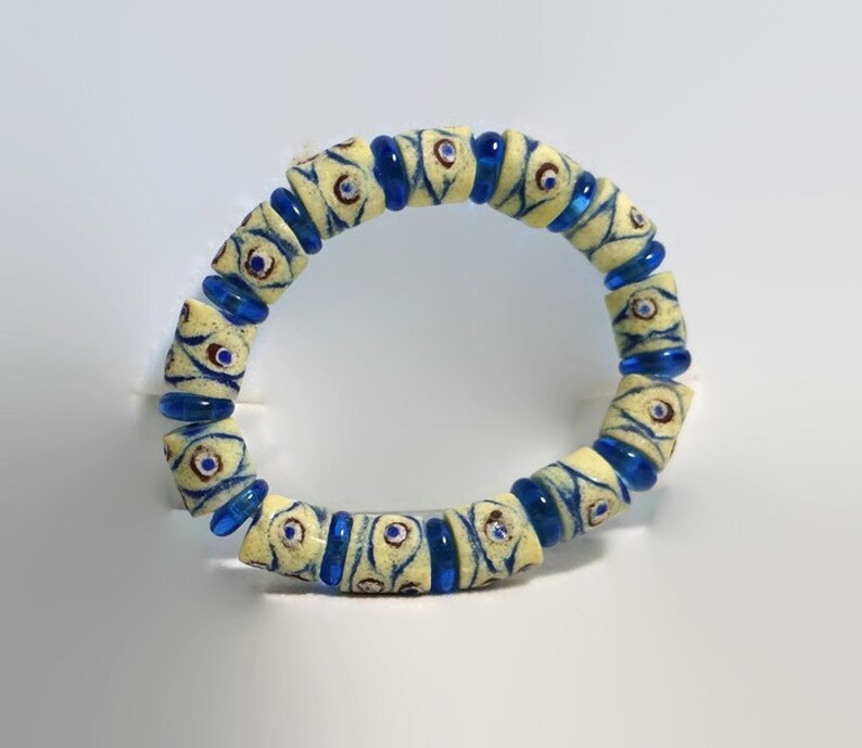 Ghana Bead Bracelet African Handmade Bead Bracelet African Etsy