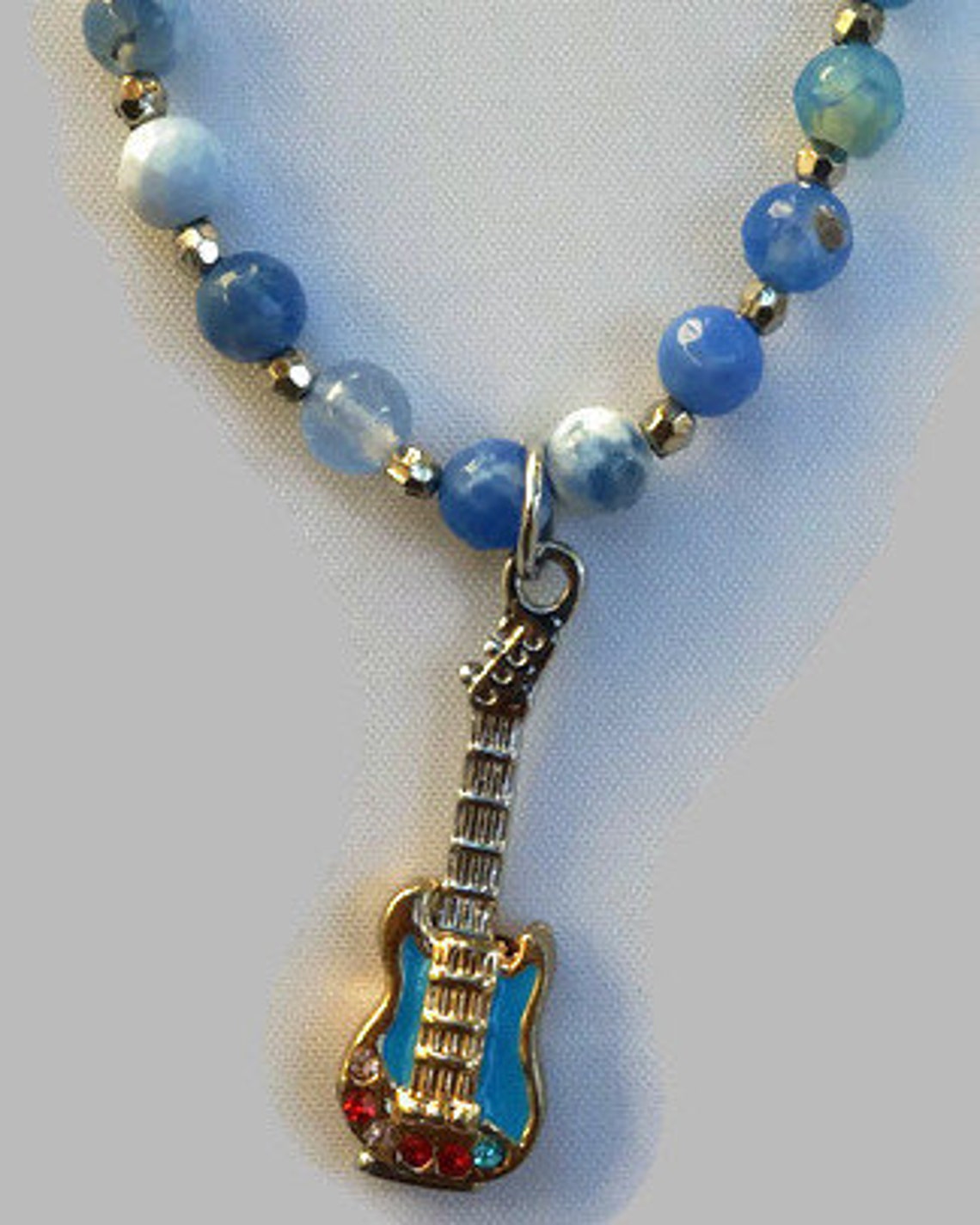 Buy Guitar Pendant Necklace Musical Necklace Musical Instrument Online in India Etsy