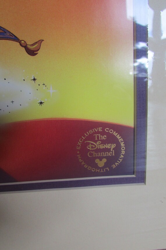 Vntg Aladdin Disney Matted Sealed Lithograph 1996 - Etsy