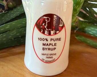 Vintage Buffalo China Maple Syrup sampler