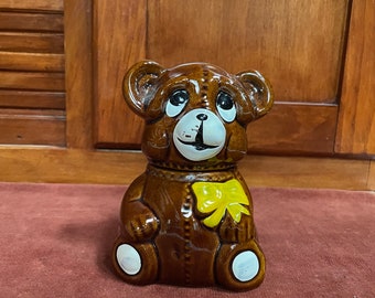 Vintage bear honey jar