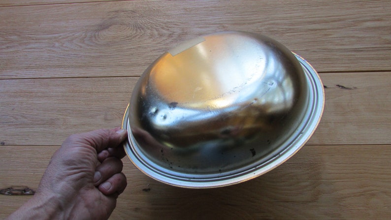 Vintage Metal Michigan Souvenir Bowl Collectible Display