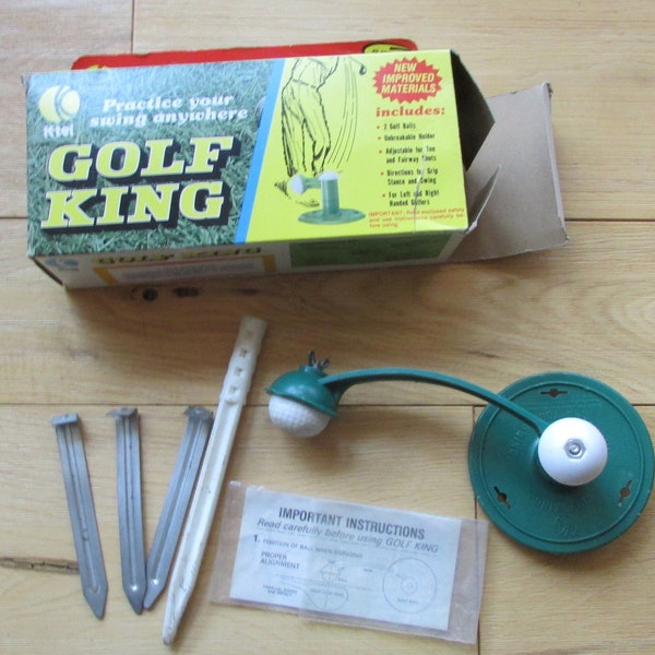 1975 Advertising K-tel Golf King - Practice Your Swing Anywhere - As Seen on TV