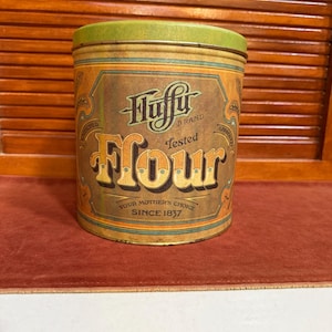 Fluffy Flour Tin - Etsy