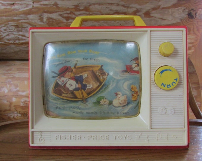 Fisher Price Giant Screen Music Box TV 1966london Etsy