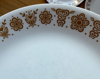 Vintage Corelle Butterfly Gold dinner plates
