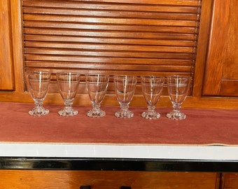 Vintage fancy liqueur glasses