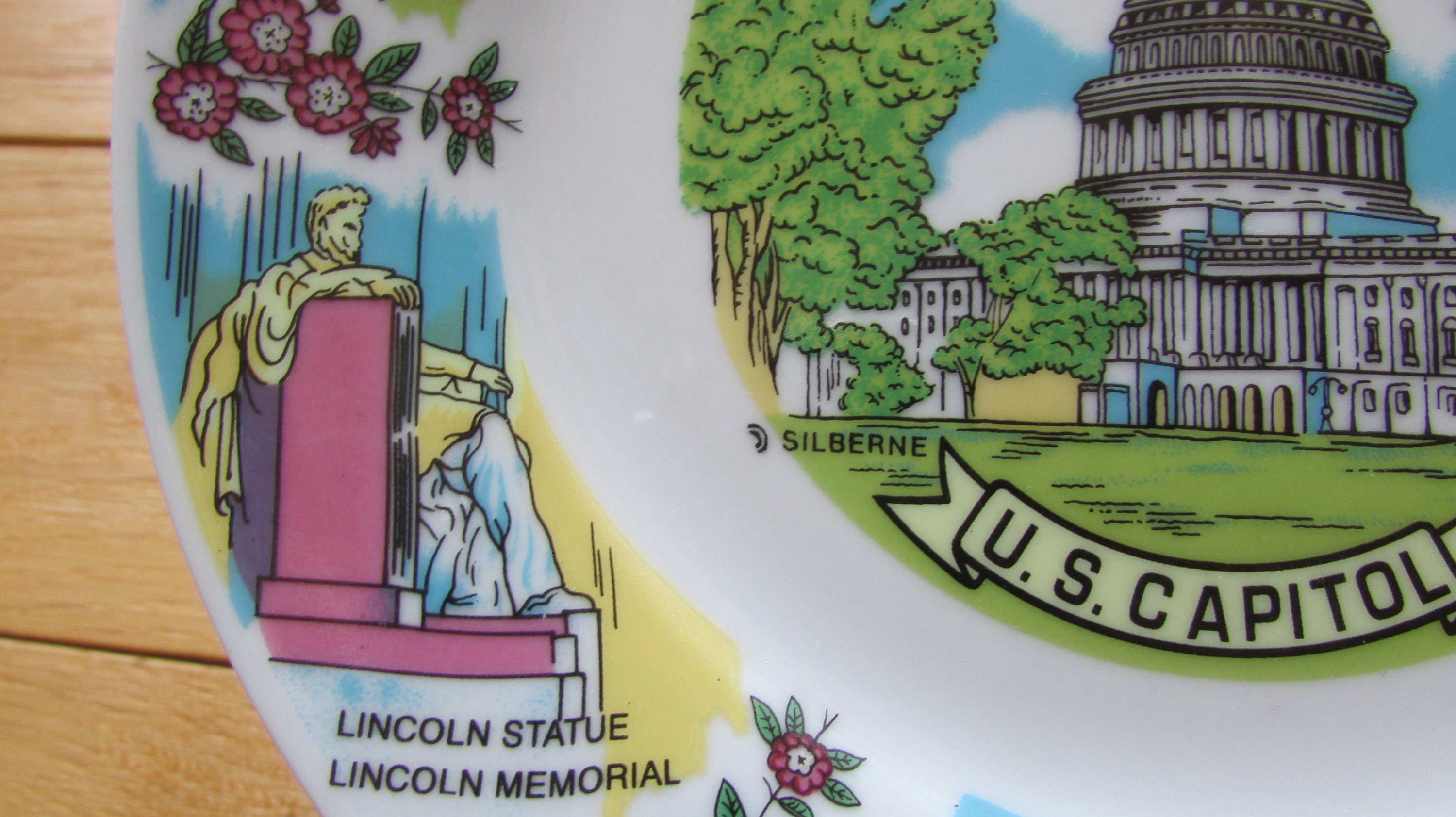 Washington DC US Capital Plate Souvenir State Plate Etsy Australia