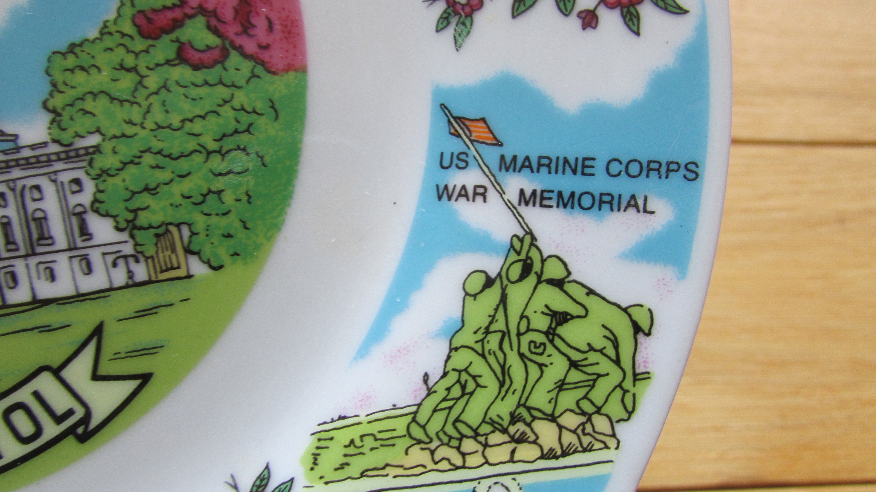 Washington DC US Capital Plate Souvenir State Plate Etsy Australia