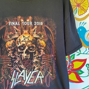 Slayer T-shirt Concert Final Show Tour Shirt - Etsy